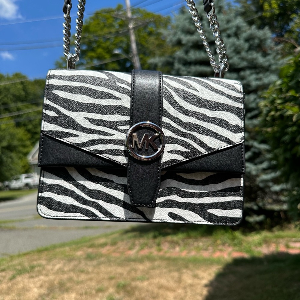 Michael Kors small Zebra Print Crossbody NWT - Picture 5 of 11